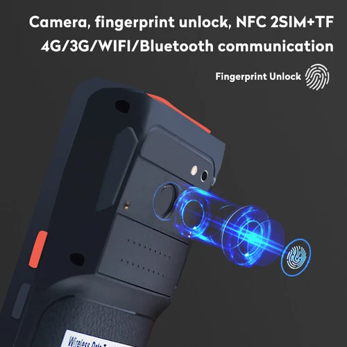 Z1 Android PDA Barcode Scanner with NFC Reader Support Fingerprint Unlocking New - Picture 3 of 9