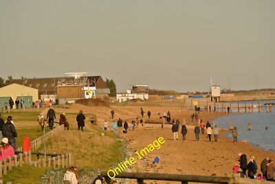 Photo 12x8 The New Sea Shore Shoeburyness After a few exceptional high tid c2014