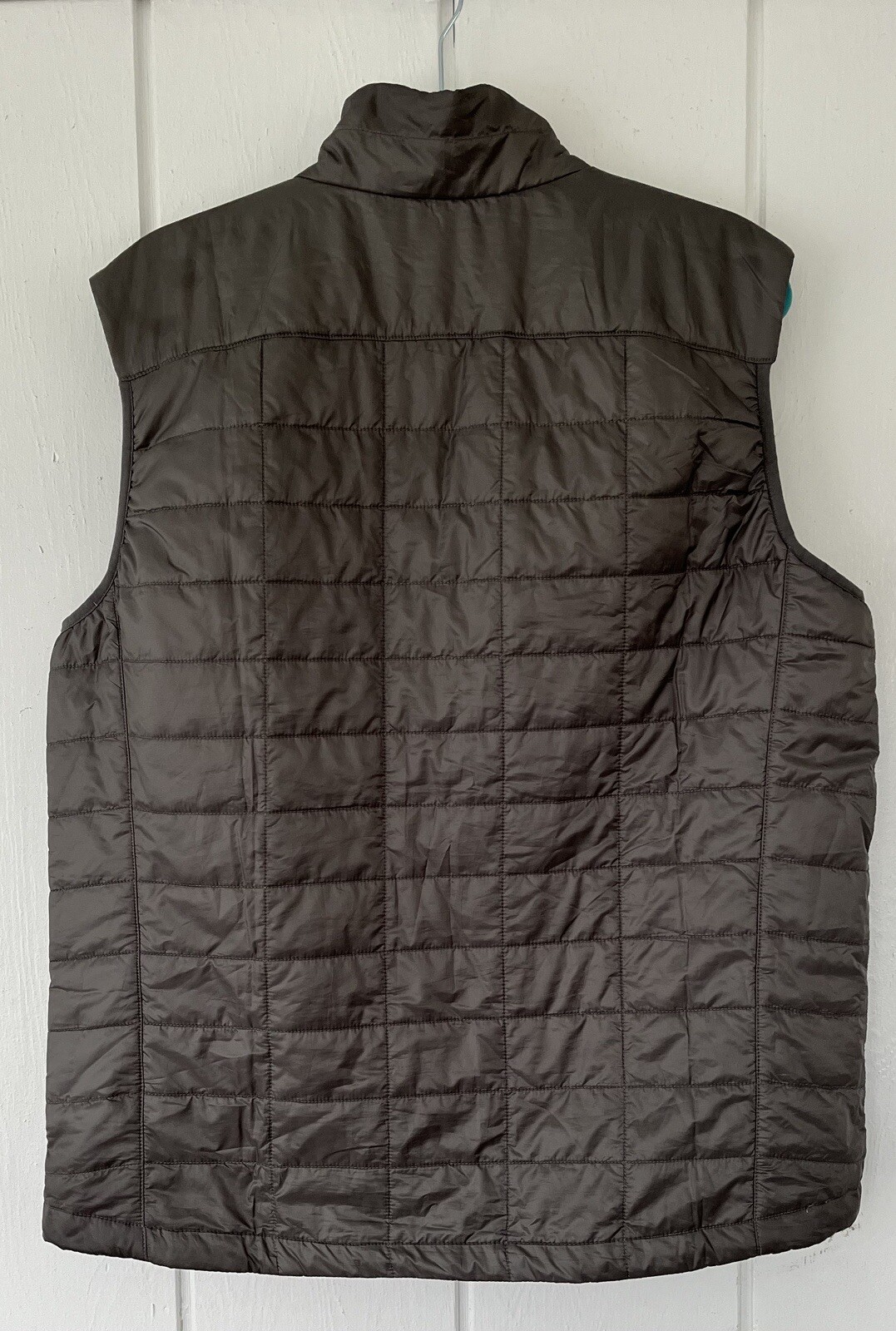 LL Bean Men’s PrimaLoft Packaway Light Quilted Vest, Grey Dark Teal