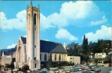 Hollywood First Methodist Church Hollywood CA Postcard