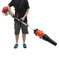 2-Stroke 52CC Gas Power Handheld Sweeper Broom 2.3HP Driveway Turf Artificial