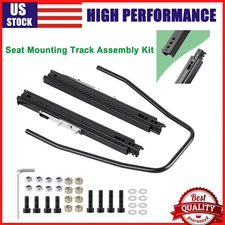 New Dual Lock Slider Seat Slider Track Bracket Hardware For Sparco Hand Working