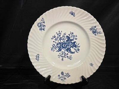 Royal Worcester Blue Sprays Dinner Plate