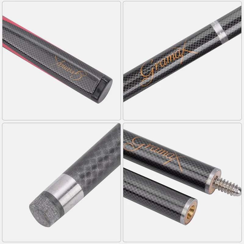 Professional Carbon Billiard Pool Cues Stick For Superior Control 145CM - image 2 of 4