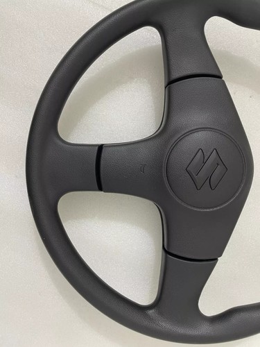 Steering Wheel With Horn Button Black Color Suzuki Samurai SJ410 SJ413 Jimny - Picture 6 of 7