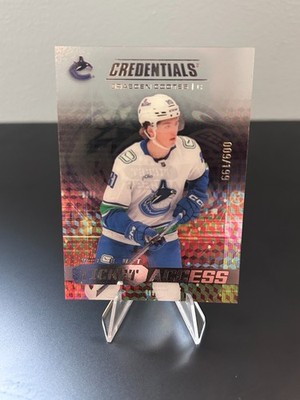2025-26 UD Credentials- Acetate Debut Ticket Access Braeden Cootes #DTAA-BC /199