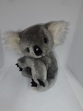 Vintage 1978 Russ Berrie GRAY KOALA BEAR KOZMO Stuffed Animal Plush KOREA 6"