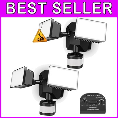 IP65 Waterproof Outdoor LED Security Floodlight with Intelligent Control Modes