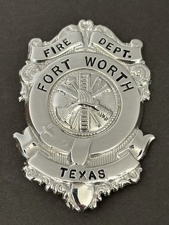 Obsolete Antique Fort Worth Texas Fire Department Badge