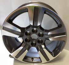 2015 - 2019 Chevrolet Colorado 18x8.5 Machined Grey Alloy Wheel Rim 22901345