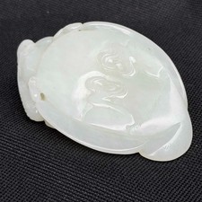 鸟白玉中国风雕像、雕像| eBay