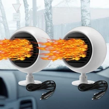 180W 12V Portable Car Heater Demister Electric Heating Fan Defogger Defroster