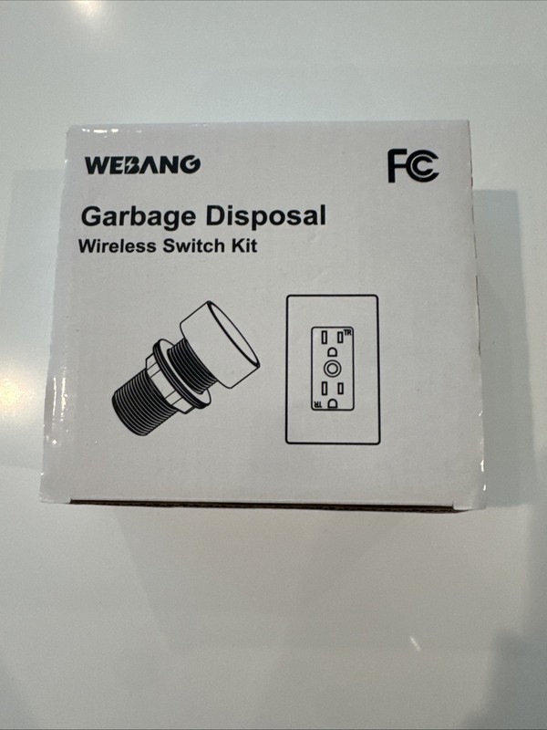 WEBANG Garbage Disposal Wireless Switch Kit, Sink Top Waste Disposer