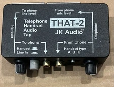 JK Audio THAT-2 Telephone Interface Handset Audio Tap