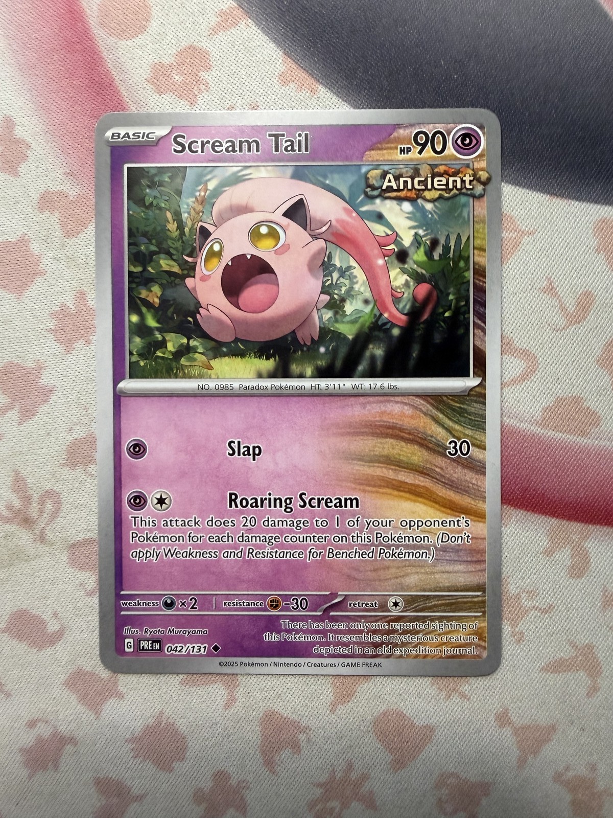 Scream Tail Uncommon SV: Prismatic Evolutions 042/131 NM