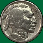 1923 Buffalo Nickel Fine F Coin #38976