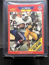 OJ Simpson 1989 Pro Set #29 Hall Of Fame F12