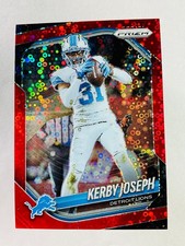Kerby Joseph 2025 Panini Prizm No Huddle Red Disco /99