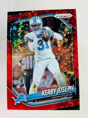 Kerby Joseph 2025 Panini Prizm No Huddle Red Disco /99