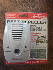 Sunbeam Deluxe Ultrasonic Electromagnetic Pest Repeller SB200