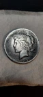 1922 P Peace Dollar Fine 90% Silver Bullion Old One OZ. Silver Coin.  FREE SHIP!