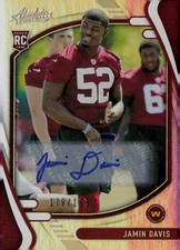 2021 Panini Absolute - Signature Rookies Spectrum #178 Jamin Davis #/199