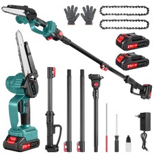 21V Für Makita 2IN1 Akku Kettensäge Teleskop Astsäge Hochentaster Astkettensäge