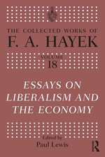 Ensayos sobre liberalismo y economía de F.A. Libro de bolsillo Hayek