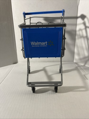 #ad #ad Mini Metal Walmart Shopping Cart Buggy Doll sized 10” No Additional Accessories $14.99