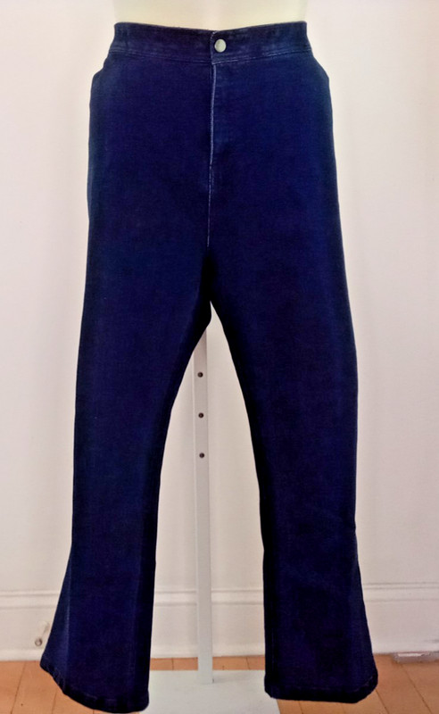 Ulla Popken Straight Leg Blue Jeans, Plus sz 26W