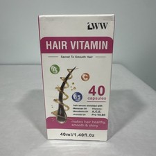 LWW Hair Vitamin Serum, 40 capsules w/ serum to make hair healthy smooth  shiny