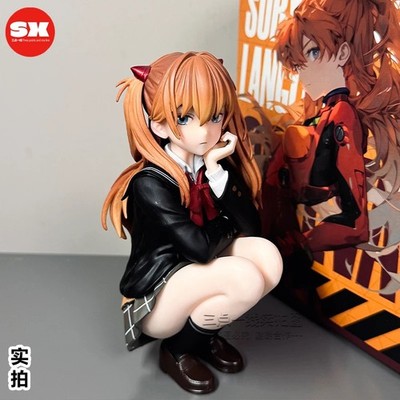 Anime Figure Inspired by Asuka Langley Sohryu PVC Model Toys Doll Unbranded
