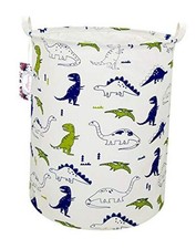 Dinosaur Laundry Basket Baby Laundry Hamper Cute Kids Polychrome Dinosaurs