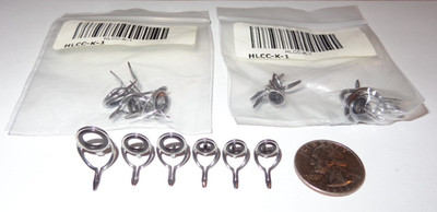 Three Sets Guide Rods Lot of 3 New Sets of American Tackle HLCC Casting Fishing Rod Guides ...