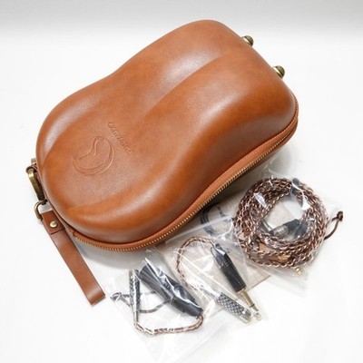 Sendy Audio Peacock Gold Open-back headphones w/case  used
