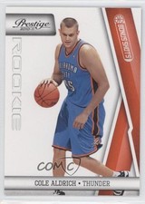 2010-11 Prestige Rookie Bonus Shots Orange 367/499 Cole Aldrich #221 6v2