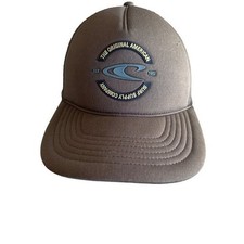 O'Neill Trucker Hat Brown Logo Patch Mid Profile Snapback SU1196101X