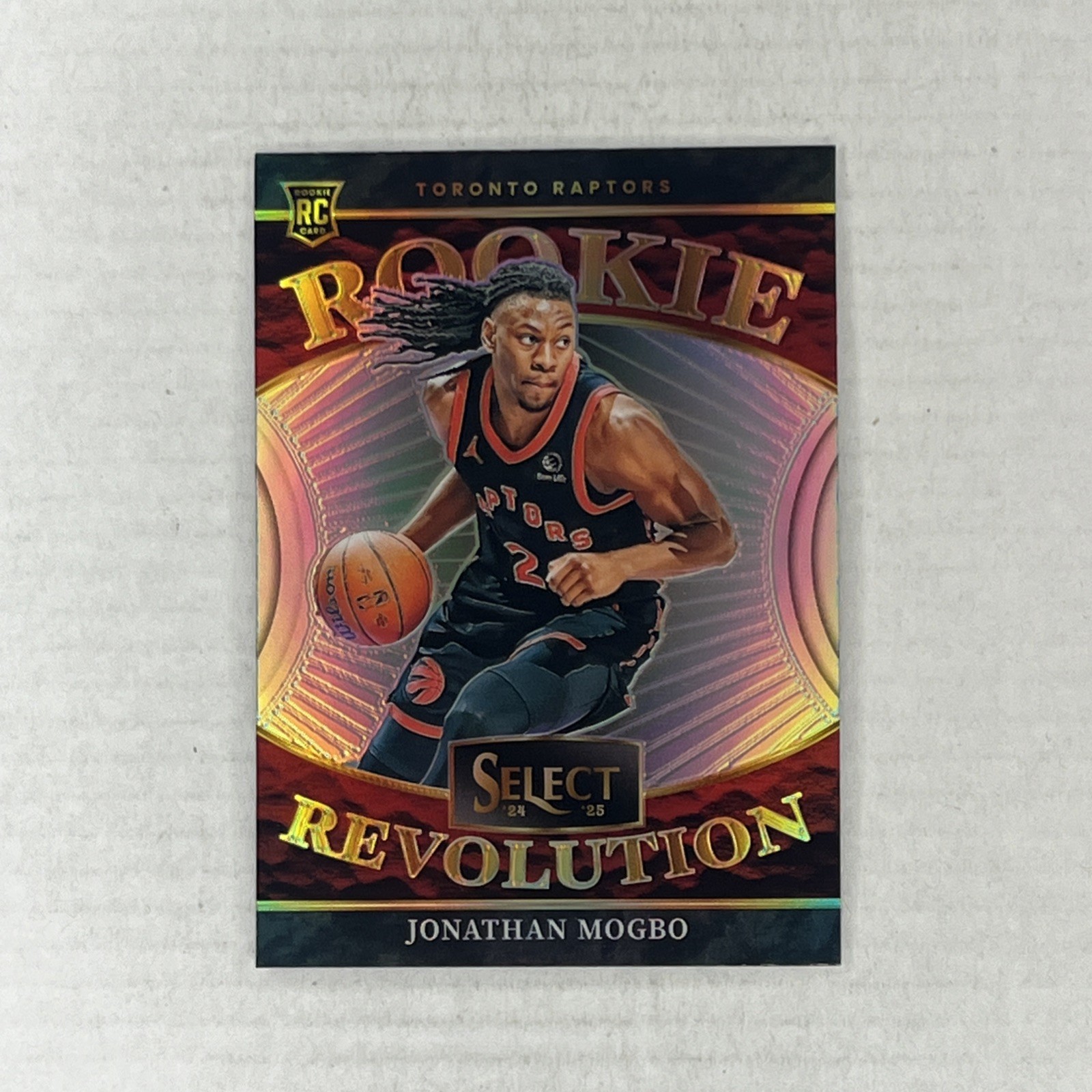 2024-25 Panini Select - Jonathan Mogbo Rookie Revolution Silver Prizm RC #12