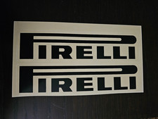 Pirelli Racing BIG Stickers Decals Original OEM Tyres Motorsport Performance Car