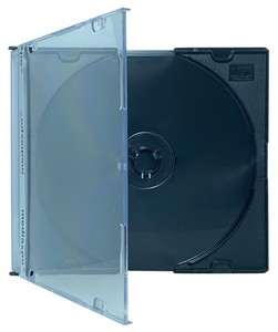 50 SLIM Black CD Jewel Cases