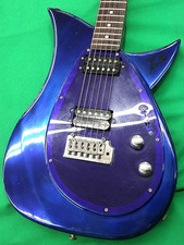 Tokai Talbo BLAZING FIRE Blue Aluminum Vintage Rare Guitar 1999 MIJ Japan
