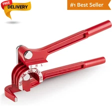 3 In 1 Tubing Bender 0-180 Degrees Tube Bender Manual Pipe Bender Tool For 1/4..
