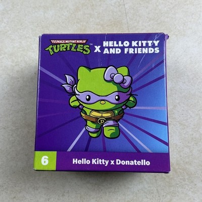 McDonald s Happy Meal Ninja Turtles Hello Kitty x Donatello 6 Purple Green Box 
