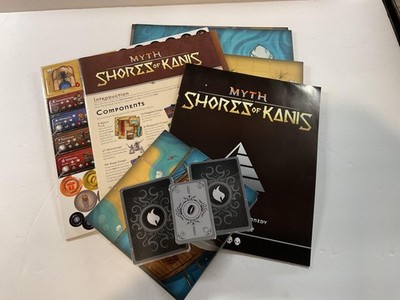 Megacon Games Myth: Shores Of Kanis Expansion Lot *No Miniatures*