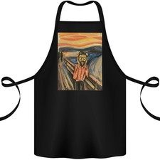 Tablier En Coton Peinture Hipster Scream 100% Bio