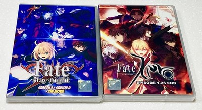 Fate/stay night (1&2) + Fate/Zero ~ All Region ~ English Dubbed Version ~ DVD ~