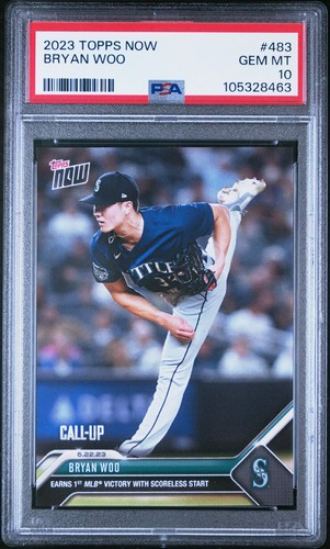 2023 Topps Now 483 Bryan Woo