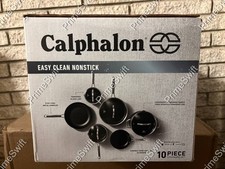 Calphalon Classic Hard Anodized Nonstick 10 Piece Cookware Set, 2095191 - NEW