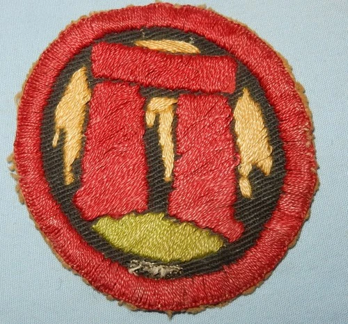 WW2 SOUTHERN COMMAND SALISBURY PLAIN DISTRICT FORMATION SIGN PATCH BADGE