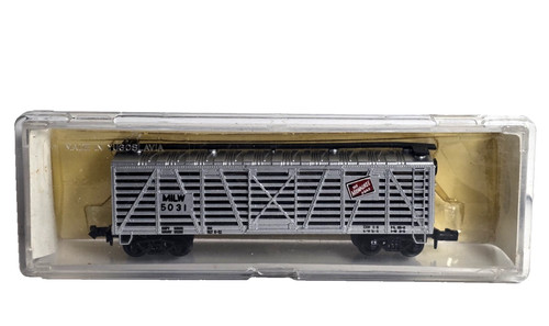 Modelo Power Escala N Milwaukee Carretera MILW Stock Coche de Ganado Plateado 5031 Rapido Cplr | Zustand: New